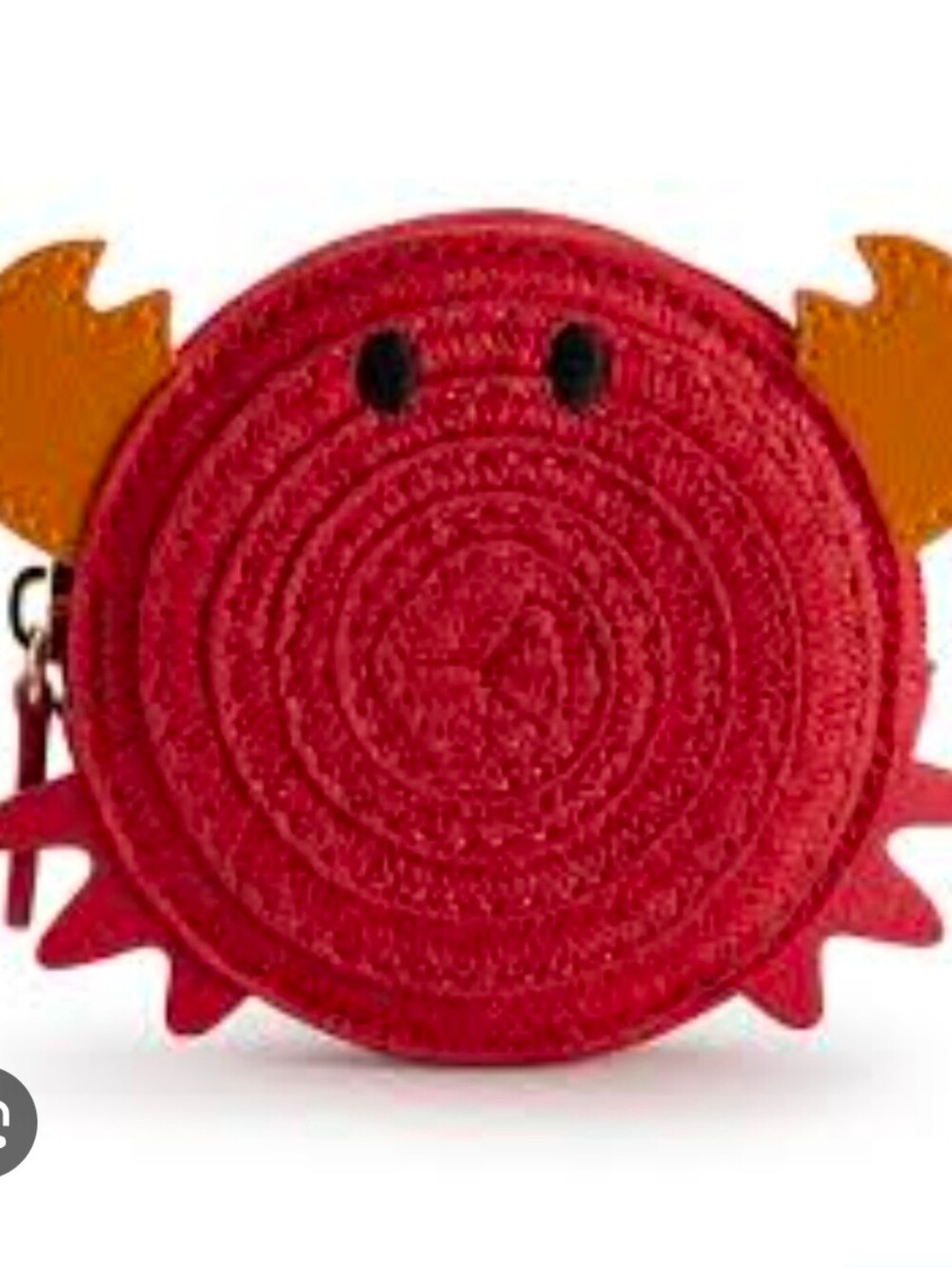 LC LAUREN CONRAD NWOT Crochet Crab Coin Purse